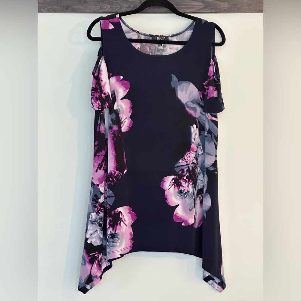 Beautiful watercolor inspired tunic, XL,